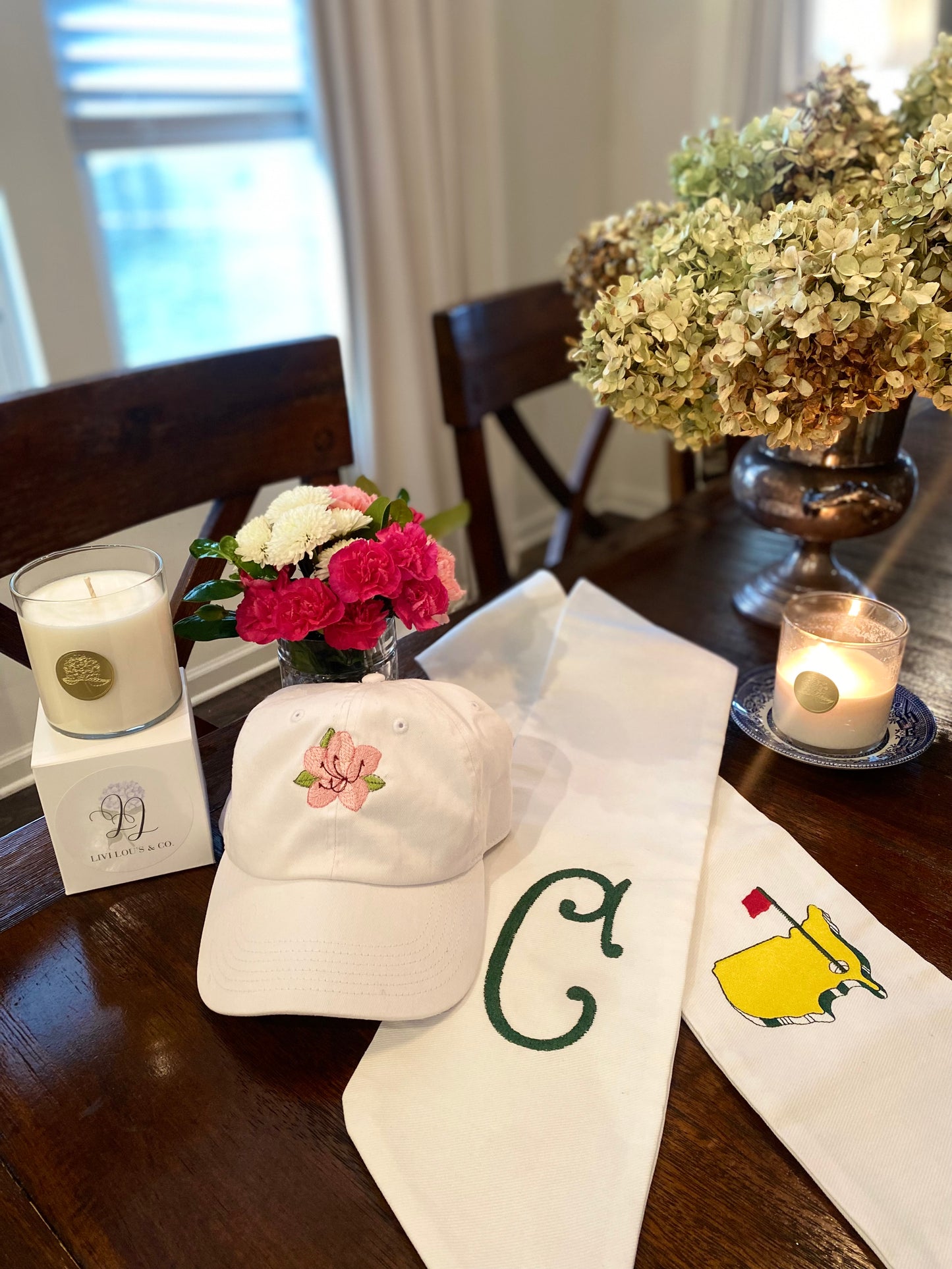 Masters-Theme Wreath Sash