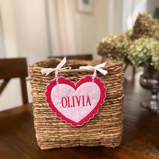 Valentine's Day Basket Tag