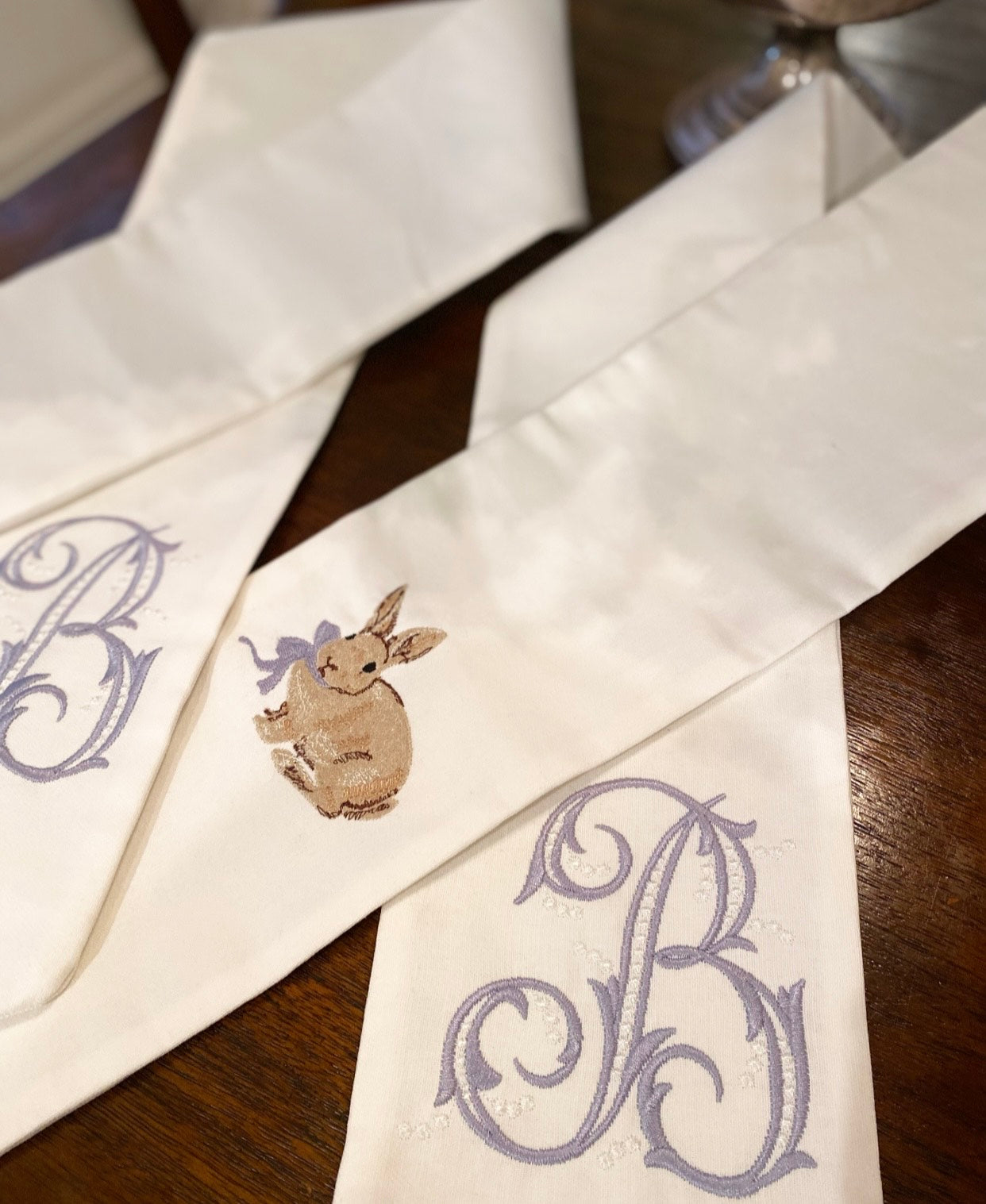 Bunny Wreath Sash